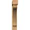 Ekena Millwork Legacy Block Rough Sawn Bracket w/ Offset Brace, Western Red Cedar, 8"W x 46"D x 46"H BKT0806X46X46LEC05RWR - alternate 4